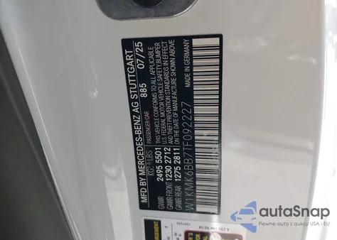 2026 Mercedes-Benz Cle 450 z USA, uszkodzony, nr VIN W1KMK6BB7TF092227